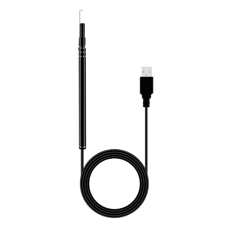 Câmera Endoscopia Limpeza Ouvido Boca Nariz 5.5mm Micro Led