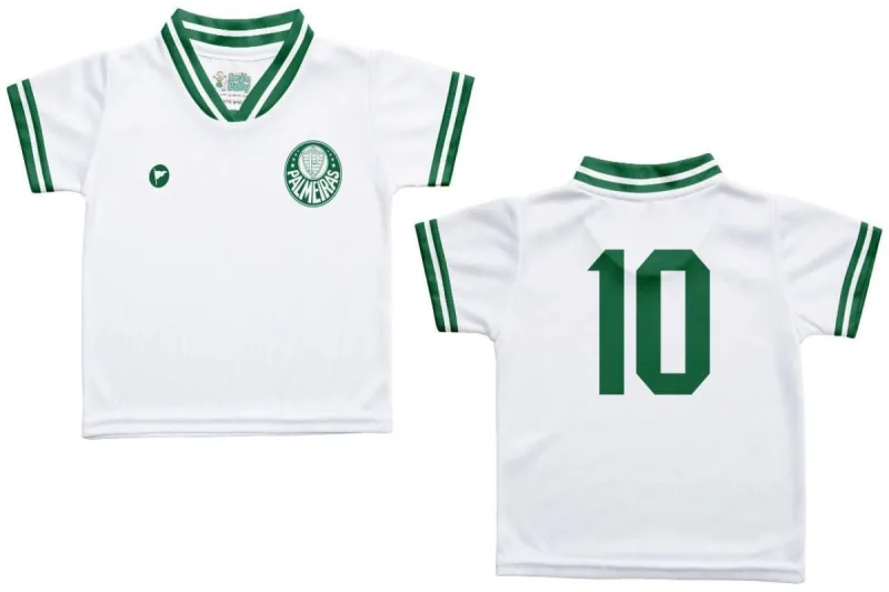 Camiseta Bebê Palmeiras Branca - Torcida Baby - Torcida Baby