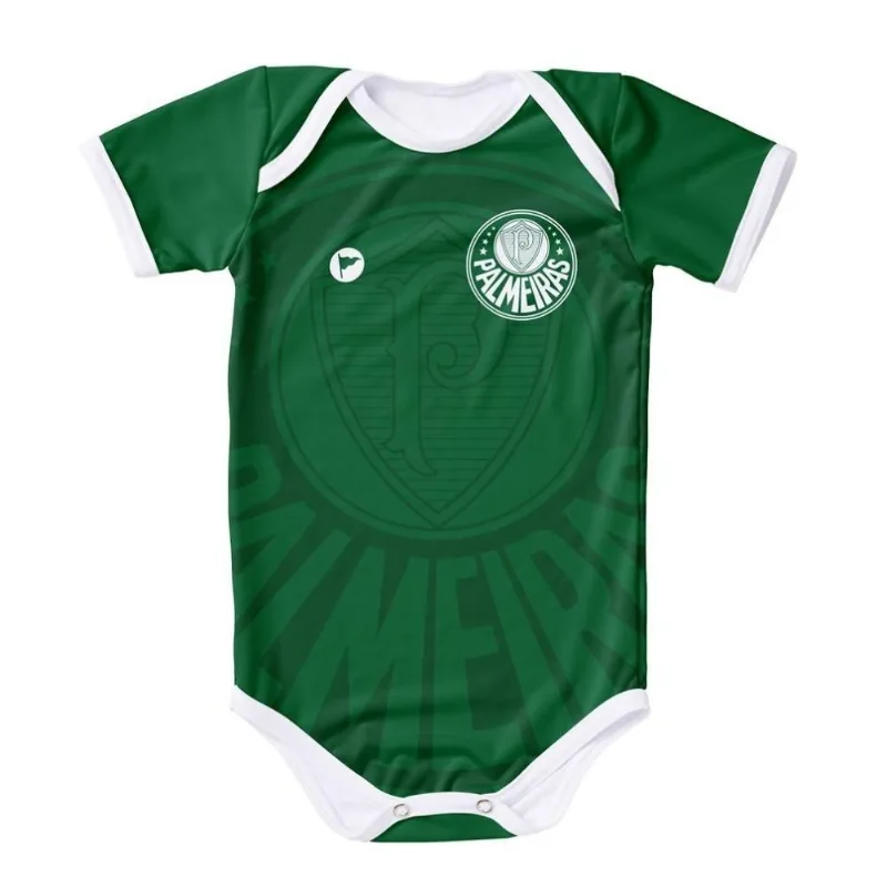Body Palmeiras Com Proteção UV Verde Oficial RN