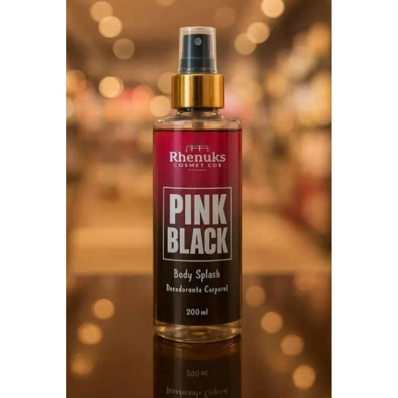 Body Splash Pink Black 200ml QHS - Rhenuks