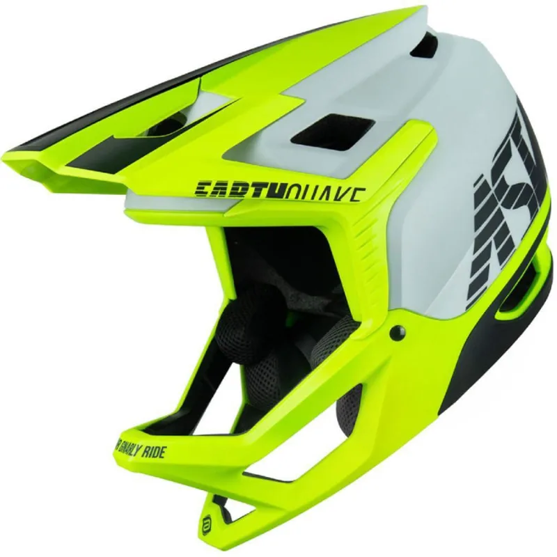 Capacete asw Earthquake Amarelo Flúor/Cinza
