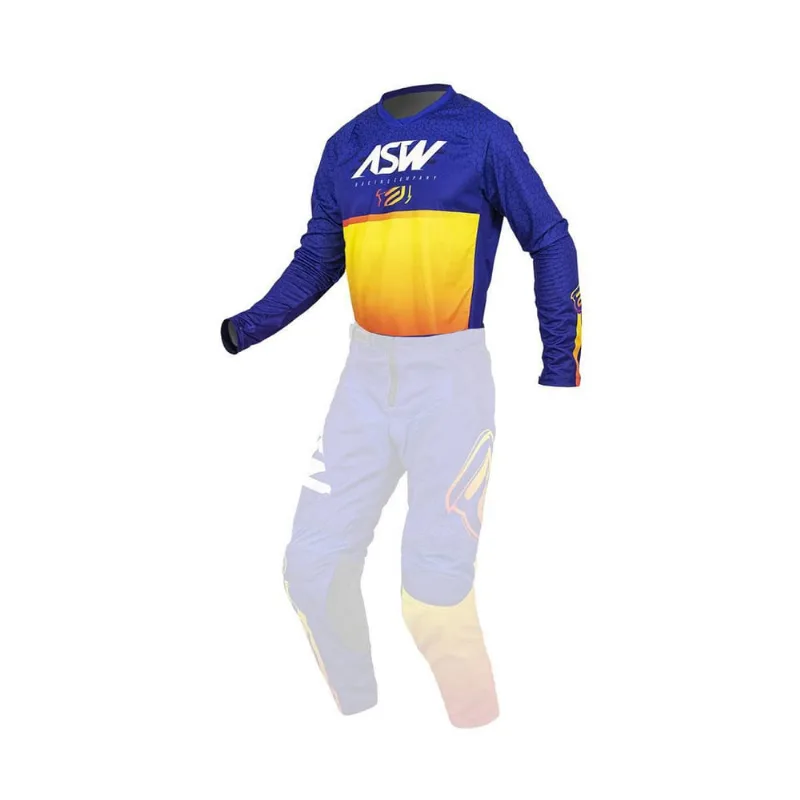 Camisa motocross asw image code 22 azul gg
