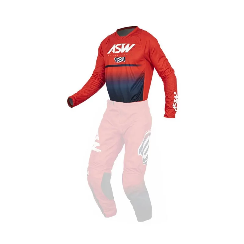 Camisa motocross asw image code 22 vermelho ggg