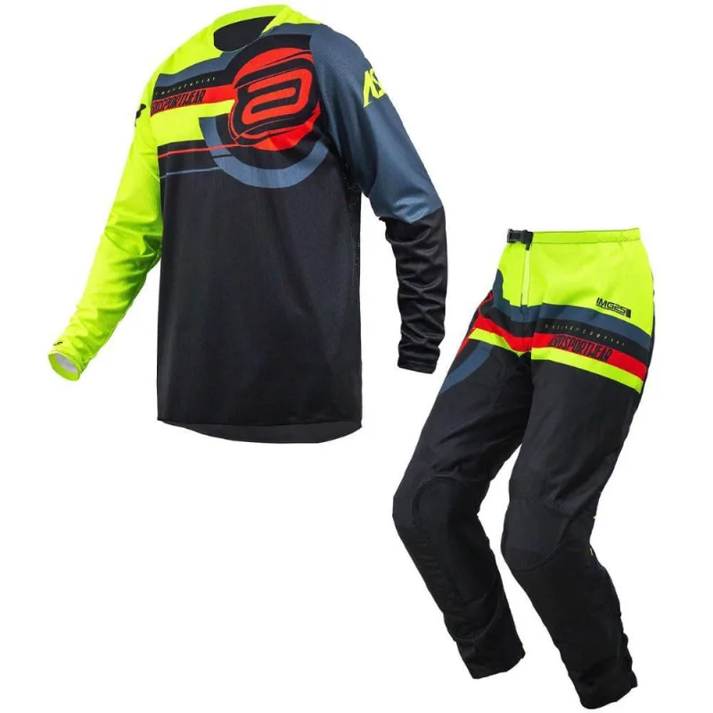 Kit Calça + Camisa asw Image Target 2024 Preto/Amarelo