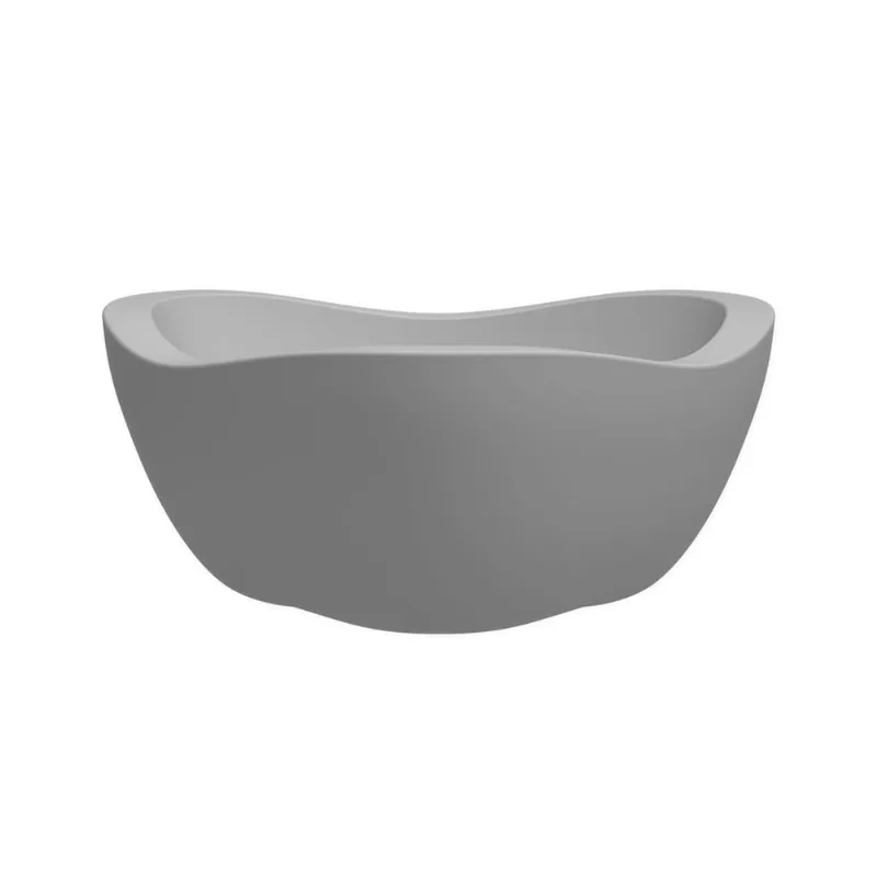Vaso Tryas Jardim 38 X 20 Cimento Floridis