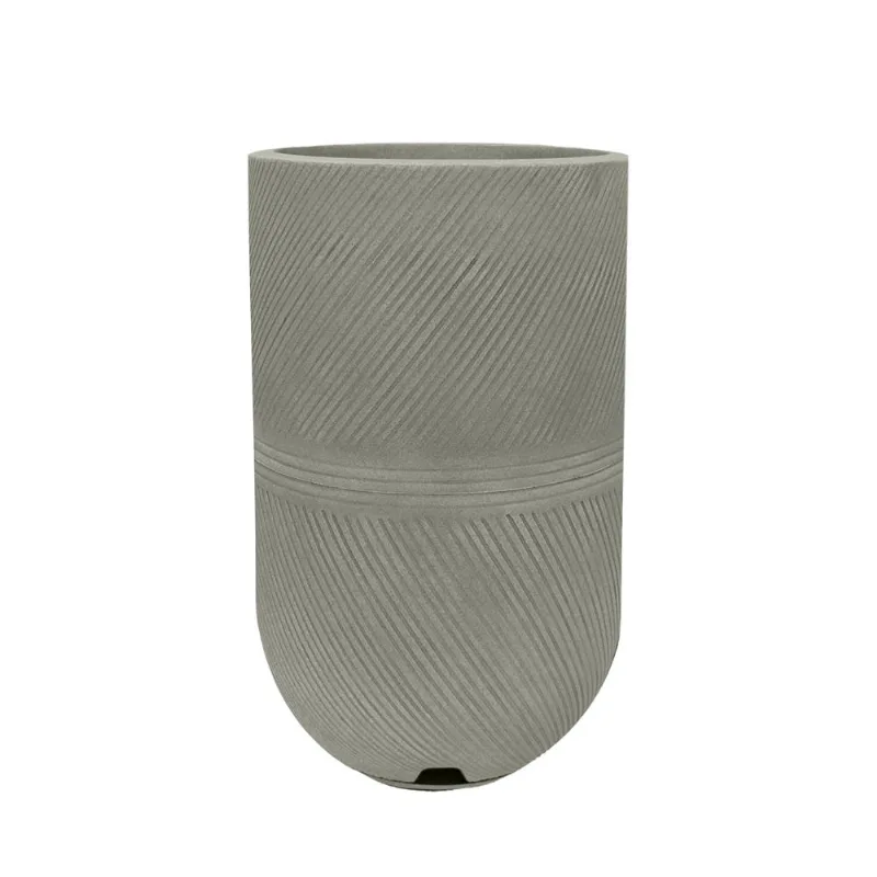 Vaso Argos 28X57 Cimento Floridis