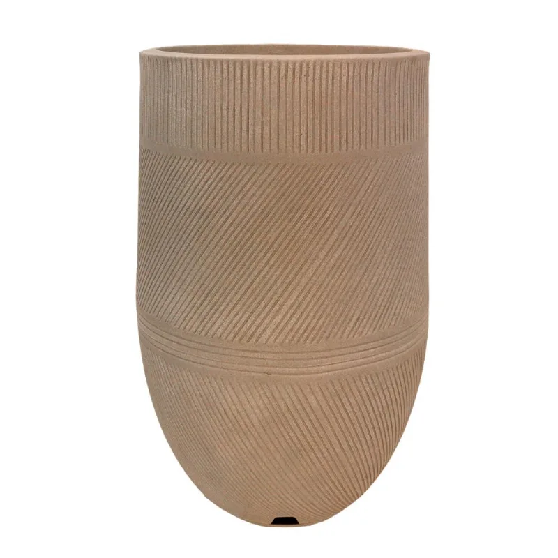 Vaso Argos 36X75 Bege Stone Effect Floridis