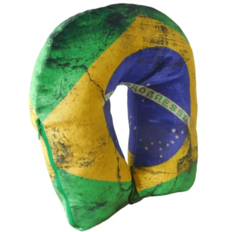Almofada de Pescoço em Suede - DELUZZ