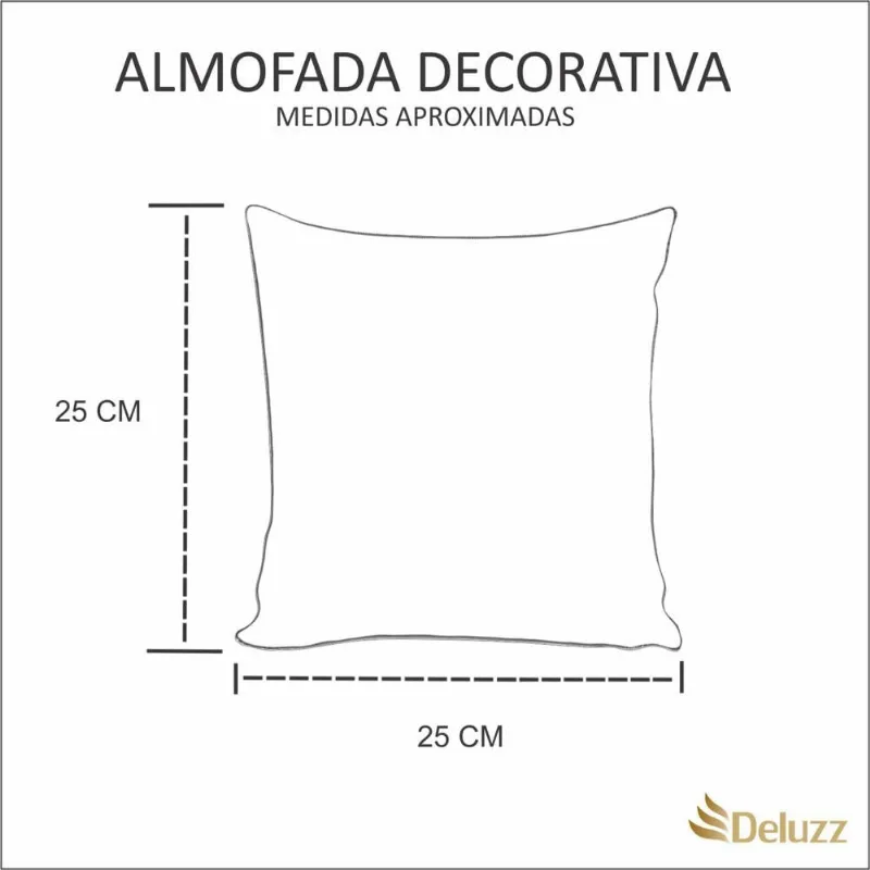 Almofada 25x25cm Buldogue