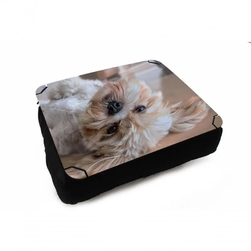 Almofada Bandeja Para Notebook Laptop Lhasa Apso - DELUZZ