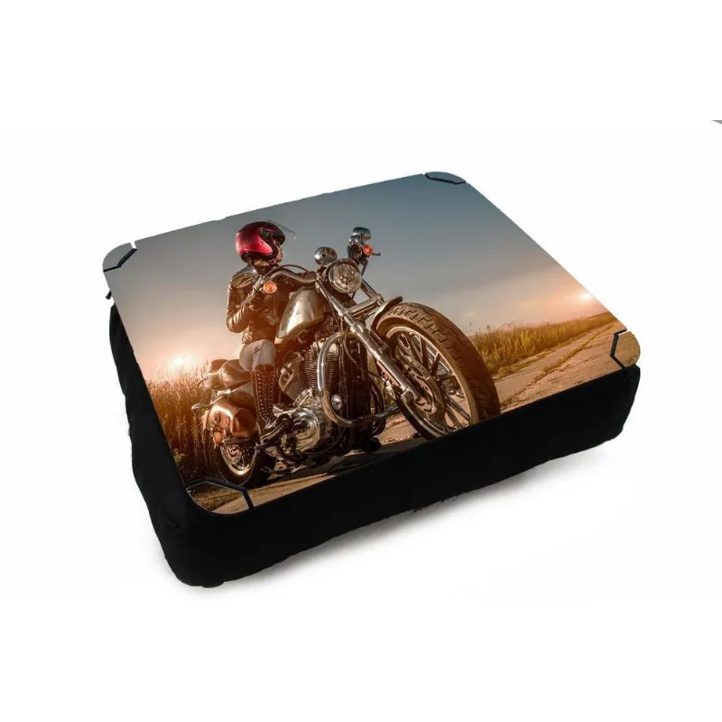 Almofada Bandeja Para Usar Notebook No Colo Moto Na Estrada - DELUZZ