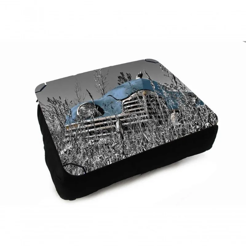 Almofada Bandeja Para Notebook Laptop Carro Azul - DELUZZ