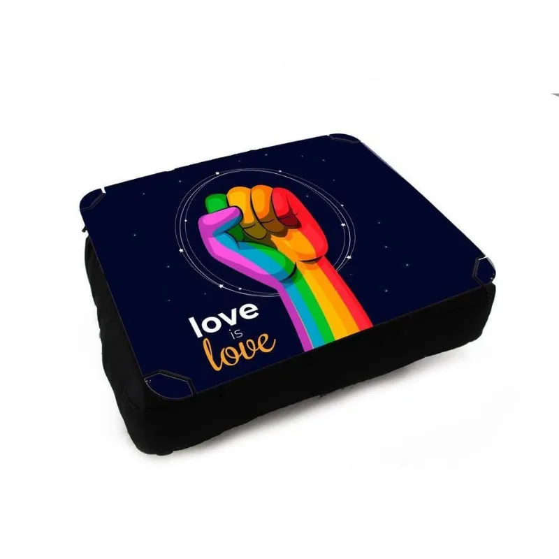 Almofada Bandeja, Lgbt, Love Is Love - DELUZZ