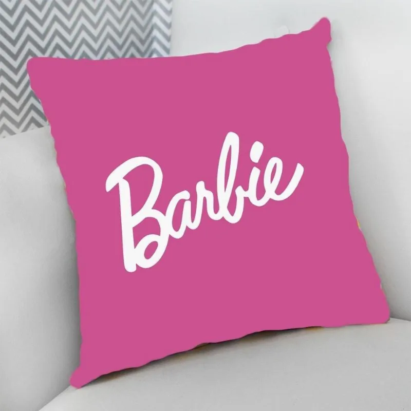 Almofada Decorativa Cheia C/ Zíper 25X25Cm, Barbie - DELUZZ