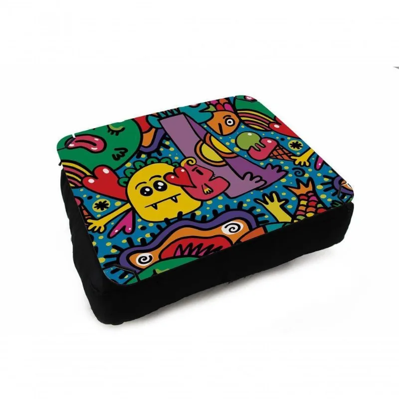 Almofada Bandeja Para Notebook Laptop Monstros