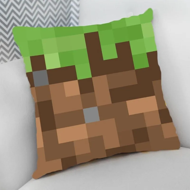 Almofada Decorativa 25x25 Jogos Divertidos Minecraft - DELUZZ
