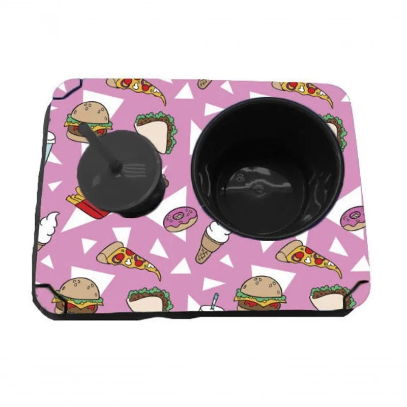 Almofada Bandeja Pipoca Balde E 1 Copo Fast Food - DELUZZ