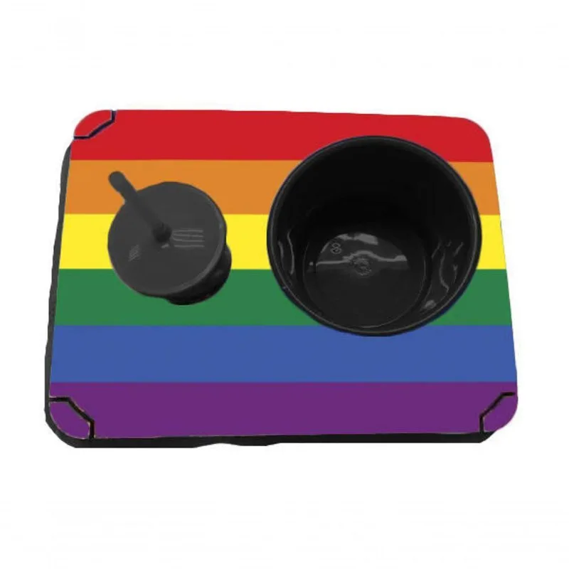 Almofada Bandeja Pipoca Balde E 1 Copo Bandeira Lgbtqi+ - DELUZZ