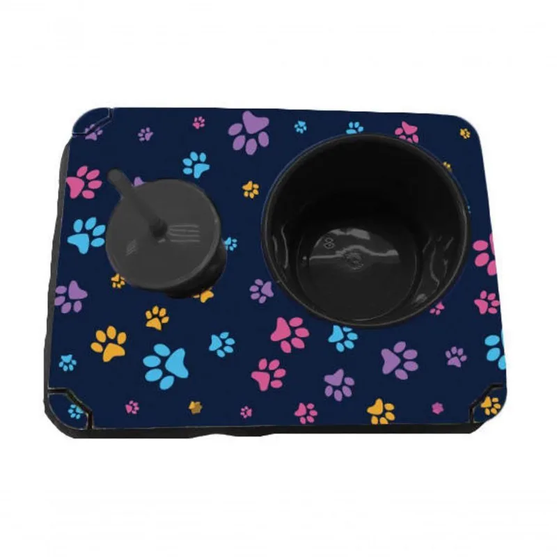 Almofada Bandeja Pipoca Balde E 1 Copo Patas Dog - DELUZZ
