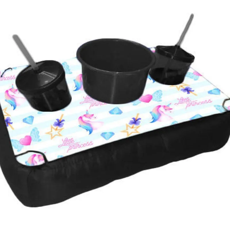 Almofada Bandeja Pipoca Balde E 2 Copos