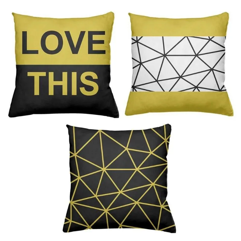 Kit 3 Almofadas Cheias Decorativas 40 X 40 Love This - DELUZZ