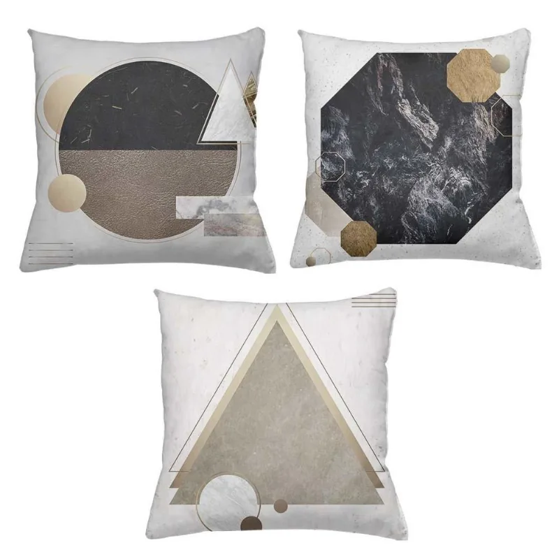 Kit 3 Almofadas Cheias Decorativas 40 X 40 Geométricas - DELUZZ
