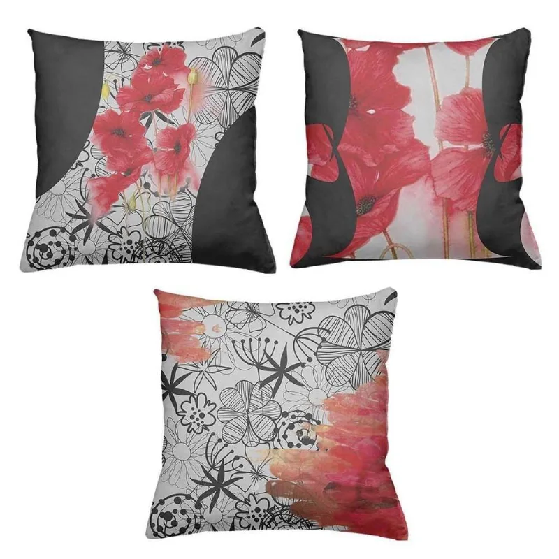Kit 3 Almofadas Decorativas Floral - DELUZZ