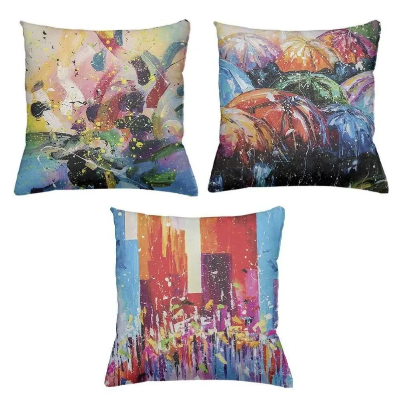 Kit 3 Almofadas Decorativas Cheias 40 X 40 Colors - DELUZZ