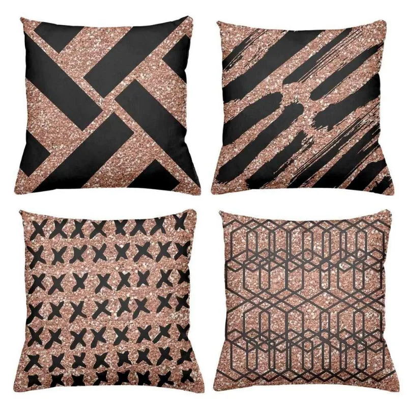 Kit 4 Almofadas Decorativas Cheias 40X40Cm Start - DELUZZ
