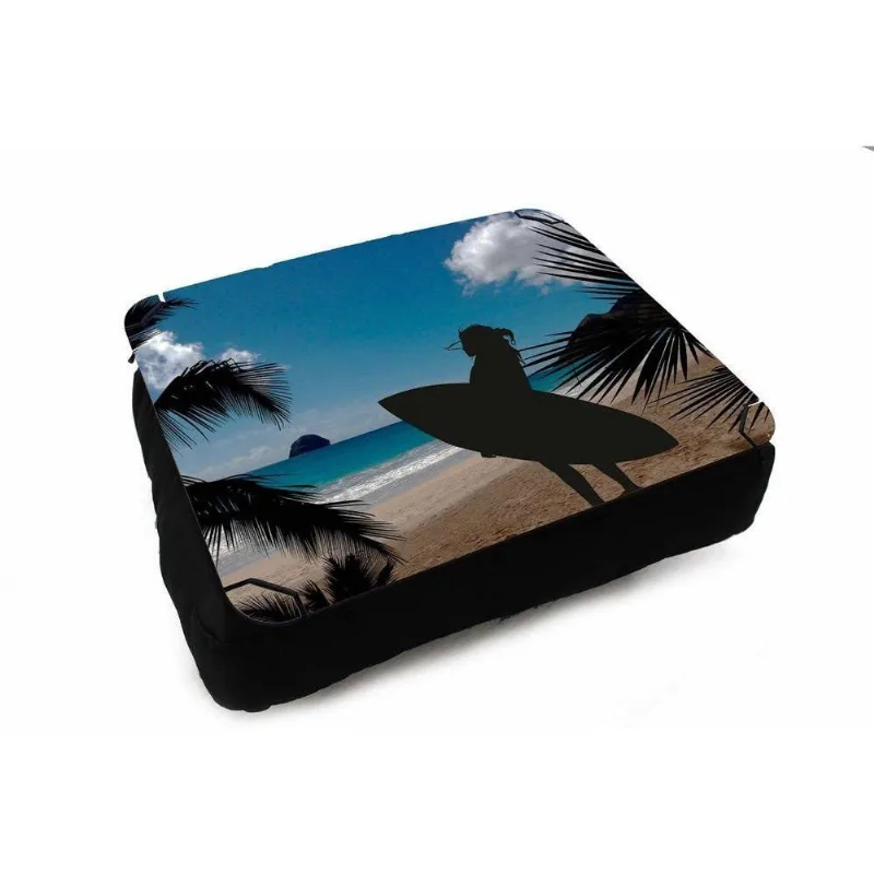 Almofada Bandeja para Notebook Mulher Com Prancha