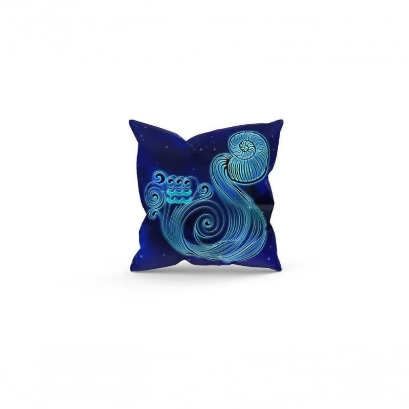 Almofada Decorativa Cheia C/ Zíper 40X40 Aquário - DELUZZ
