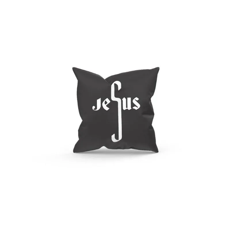 Almofada Decorativa Jesus Letras - DELUZZ