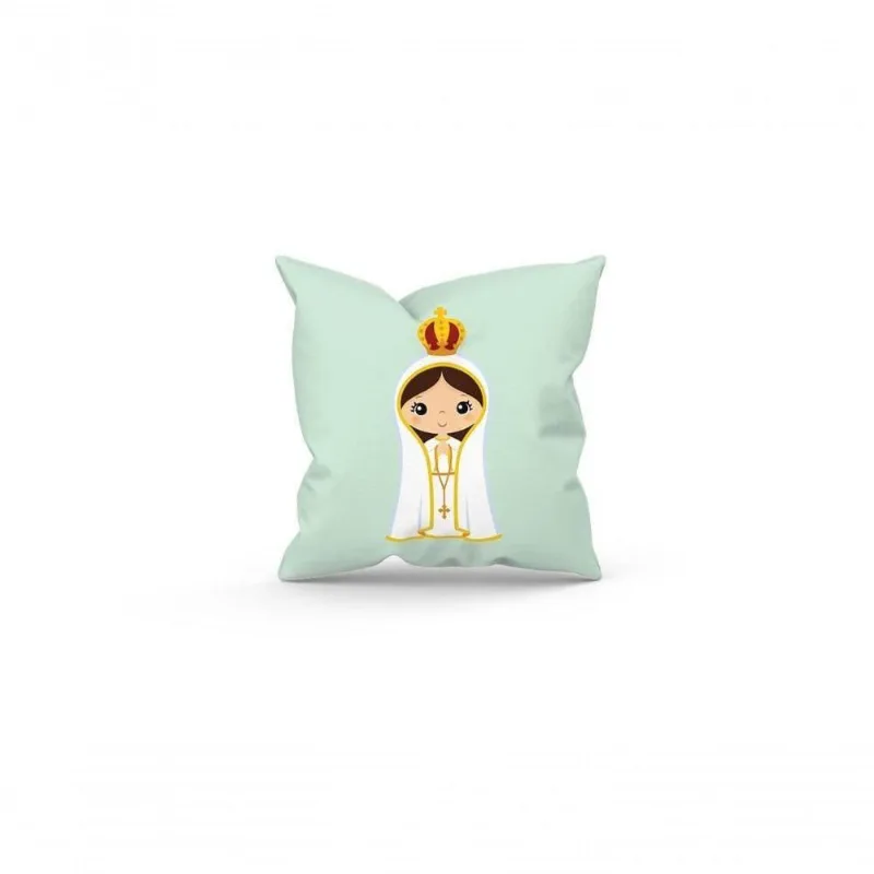 Almofada Cheia C/ Zíper 40X40 Nossa Senhora De Fátima - DELUZZ