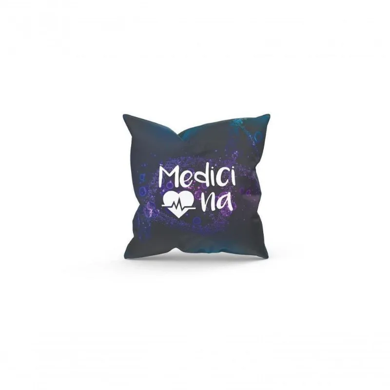 Almofada Decorativa Cheia C/ Zíper 40X40 Médico - DELUZZ