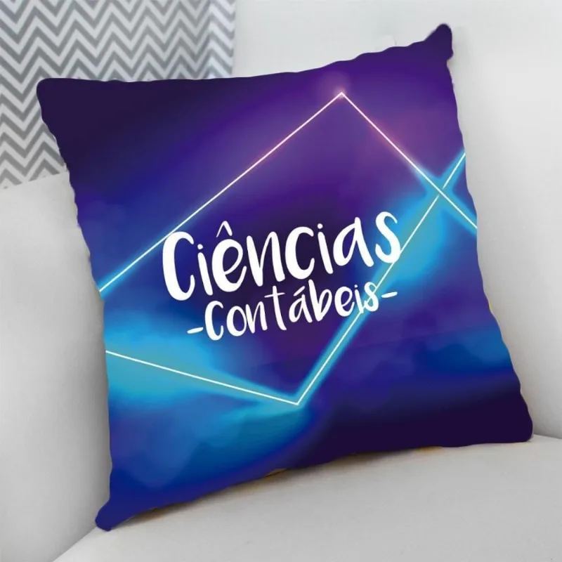 Almofada Decorativa Ciências Contábeis - DELUZZ