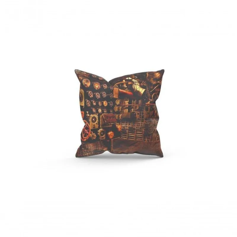 Almofada Decorativa Cheia C/ Zíper 40X40 Casa De Máquinas - DELUZZ