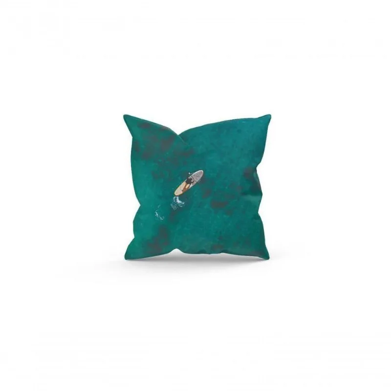 Almofada Decorativa Cheia C/ Zíper 40X40 Prancha No Mar - DELUZZ