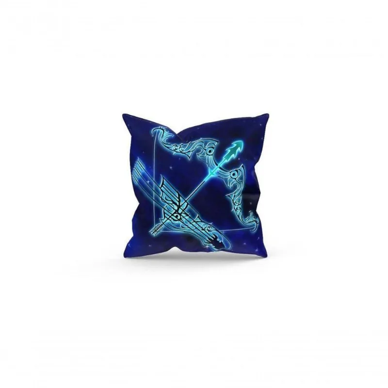 Almofada Decorativa Cheia C/ Zíper 25x25 Sagitário - DELUZZ