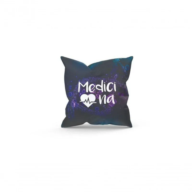 Almofada Decorativa Cheia C/ Zíper 25X25 Médico - DELUZZ