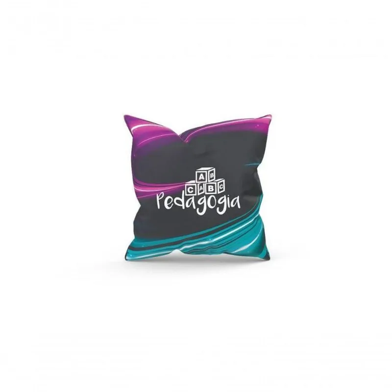 Almofada Decorativa Cheia C/ Zíper 25X25 Pedagogia - DELUZZ
