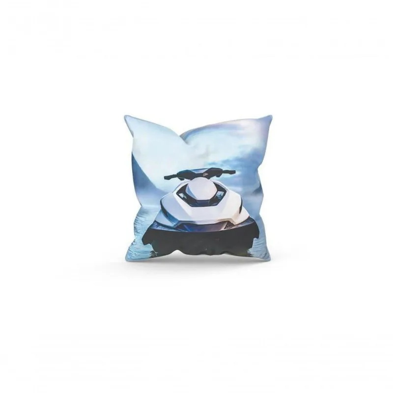 Almofada Decorativa Cheia C/ Zíper 25X25 Jet Ski - DELUZZ