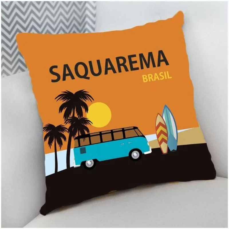 Almofada Decorativa Cheia Surf Saquarema - DELUZZ
