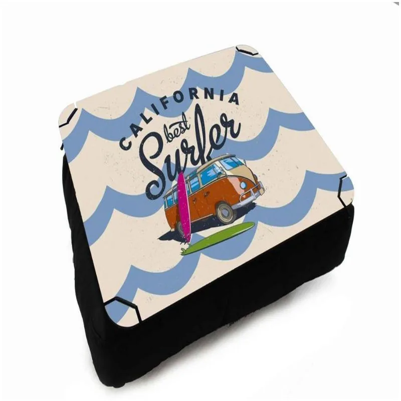 Almofada Bandeja Para Notebook Laptop Surf Califórnia Kombi - DELUZZ