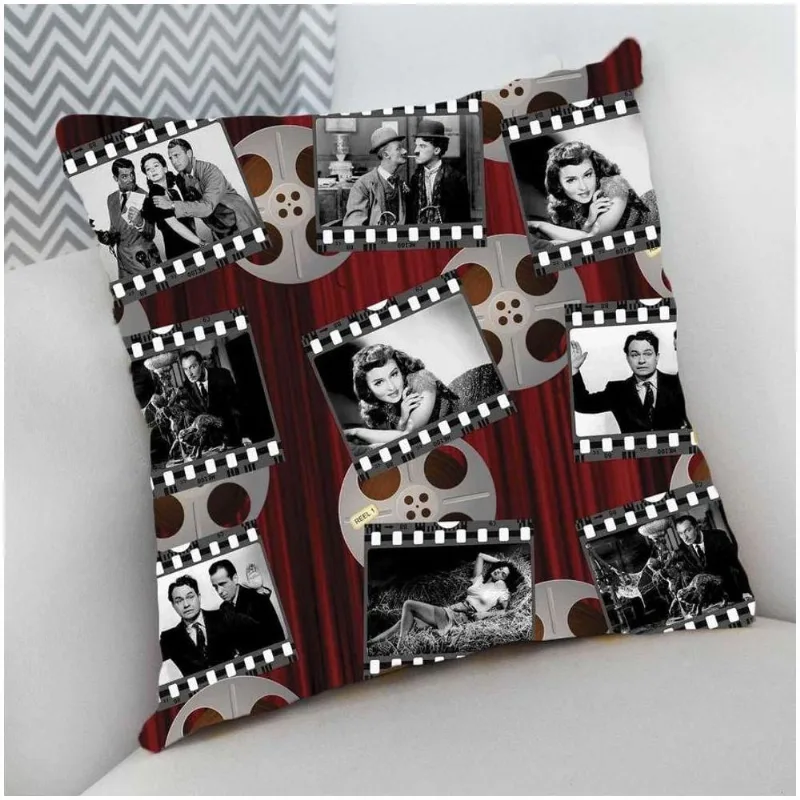 Almofada Decorativa Cheia com Zíper 40x40cm Filmes - DELUZZ