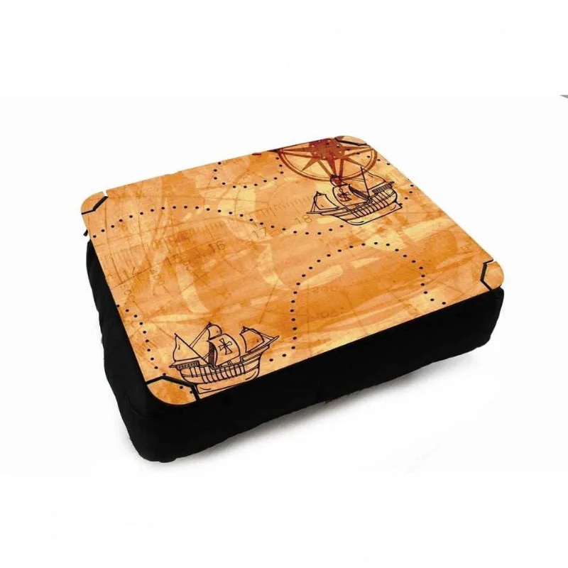 Almofada Bandeja Para Notebook Laptop Mapa Pirata - DELUZZ