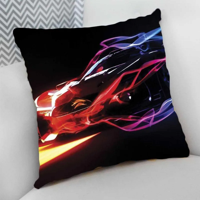 Almofada Cheia Carro Tunado Tunnig Estampas Speed Neon