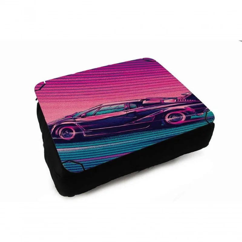 Almofada Bandeja Para Notebook Laptop Tunnig Rosa E Azul - DELUZZ