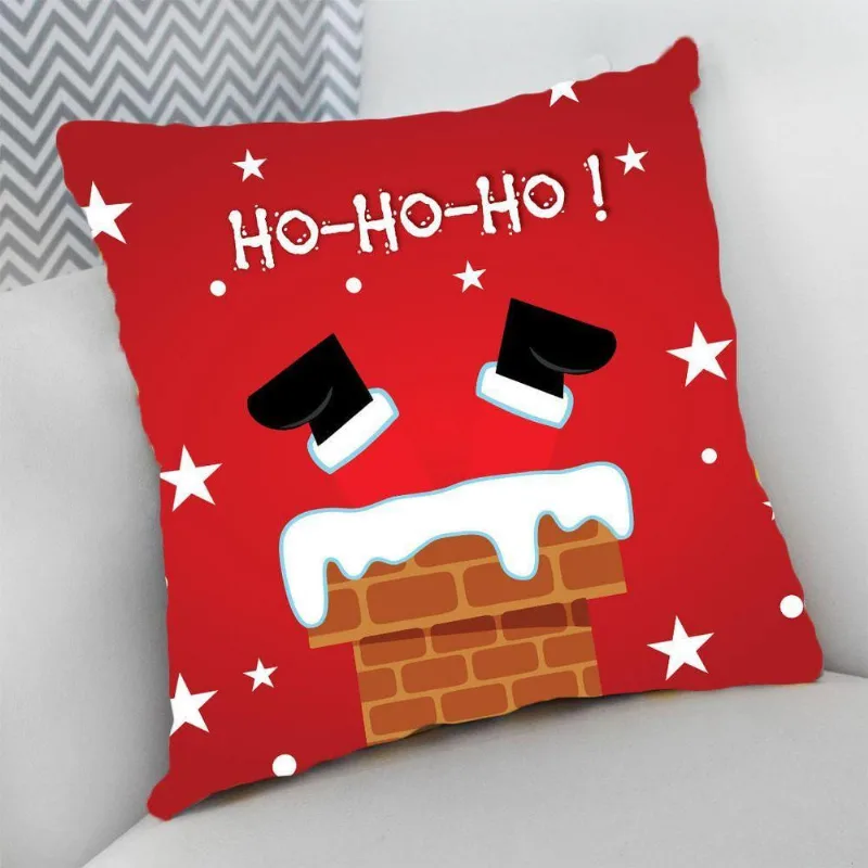 Almofada 40X40 Estampas Papai Noel Chaminé - DELUZZ