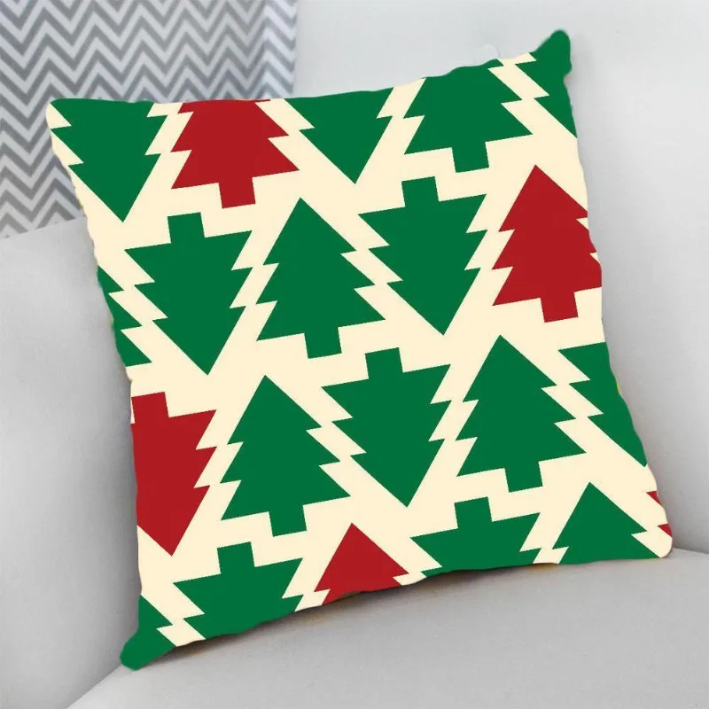 Almofada 40X40 Estampas Pinheiros De Natal - DELUZZ