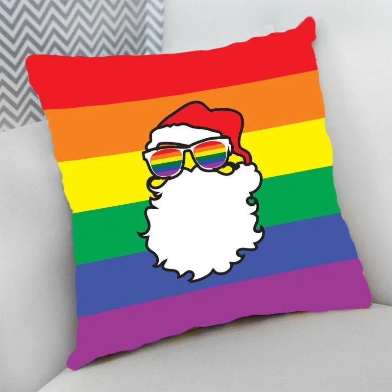 Almofada Estampas Papai Noel Lgbtqia+ - DELUZZ